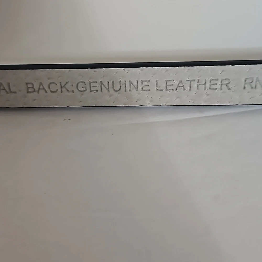 White House Black Market Man made  and Genuine  Leather sz S Black NWT